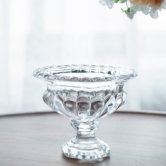 ガラス コンポートボウル 脚付き φ19.5cm