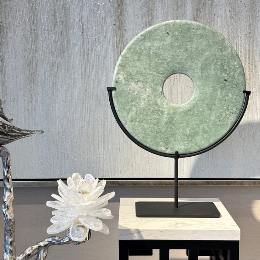 ストーンサークル オブジェM グリーン