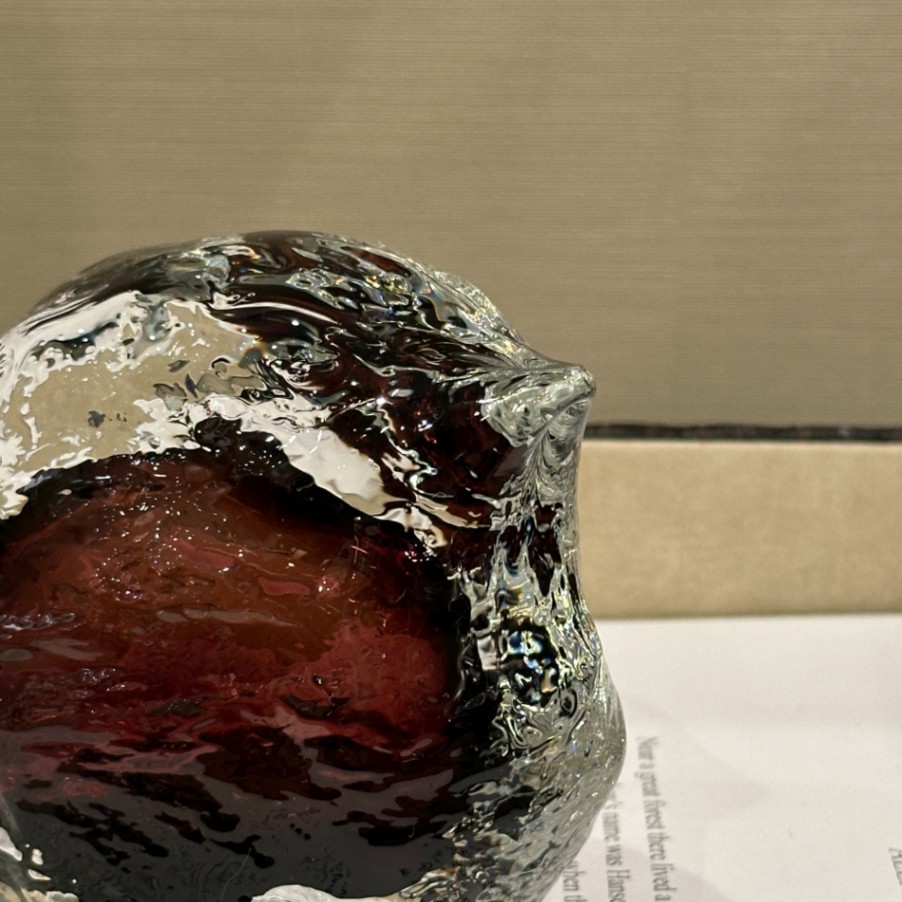 ガラスオブジェ 鳥モチーフ ブラウン×クリア | 全ての商品 |インテリア