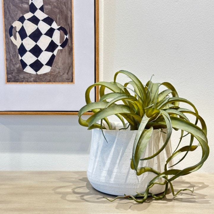 セラミックプランター ホワイト モダンデザイン 観葉植物鉢カバー