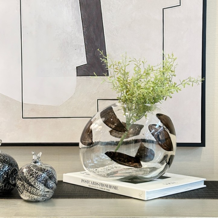 コンランショップガラスフラワーベース コーンフラワー ブルー グラス ベース｜THE CONRAN SHOP | THE