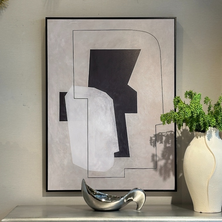 アートパネル② 水晶パネル アートパネル 60×80cm 街並み 金フレーム付き