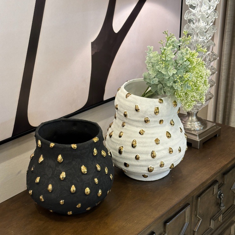 スコッティドッグ型セラミックベース フラワーベース 花瓶 フラワー