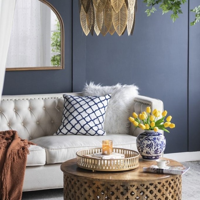 ゴールド ミラートレイΦ45㎝ | インテリアデコレーション,トレイ