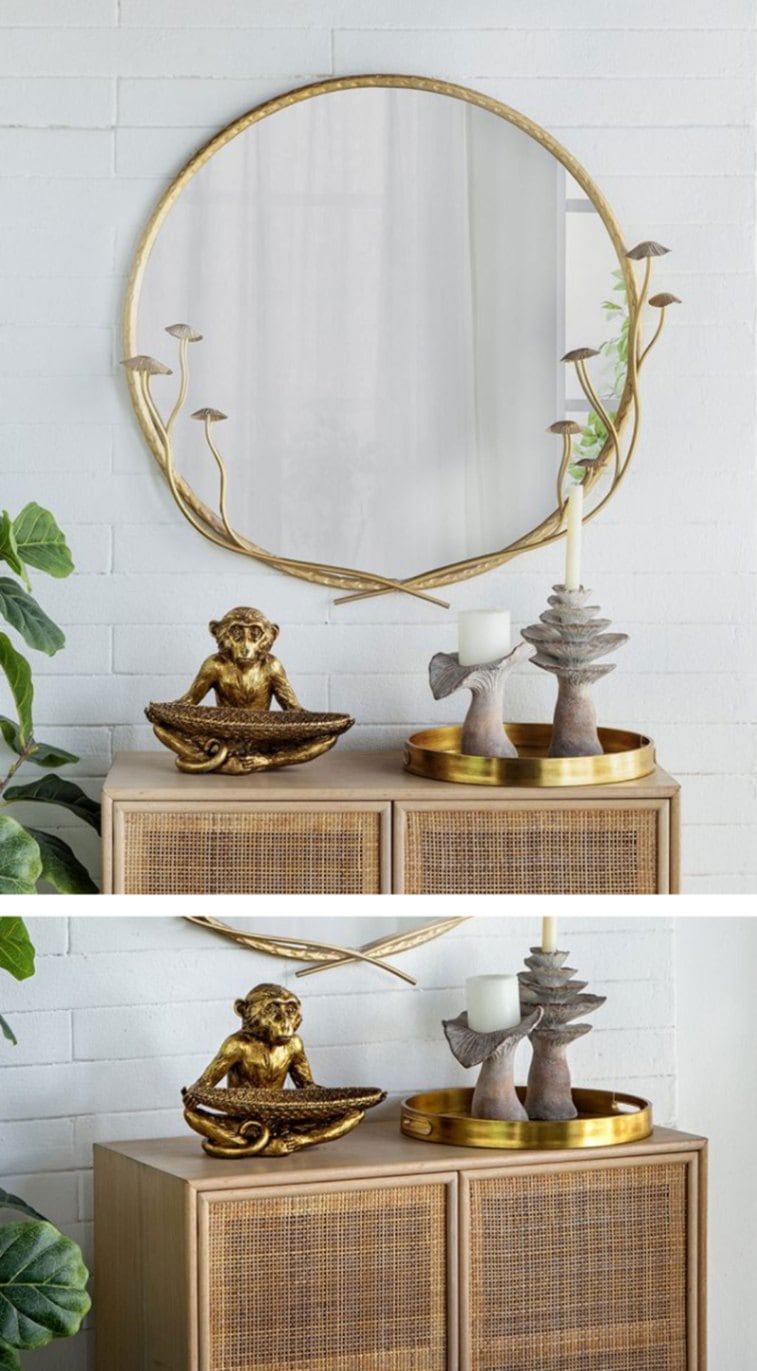 猿 トレイ ゴールド | インテリアデコレーション,オブジェ・置物