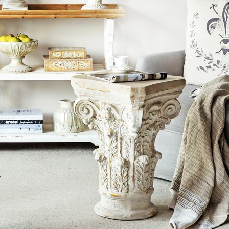 宮殿柱デザインの台座 ペデスタル Lサイズ 高さ62cm