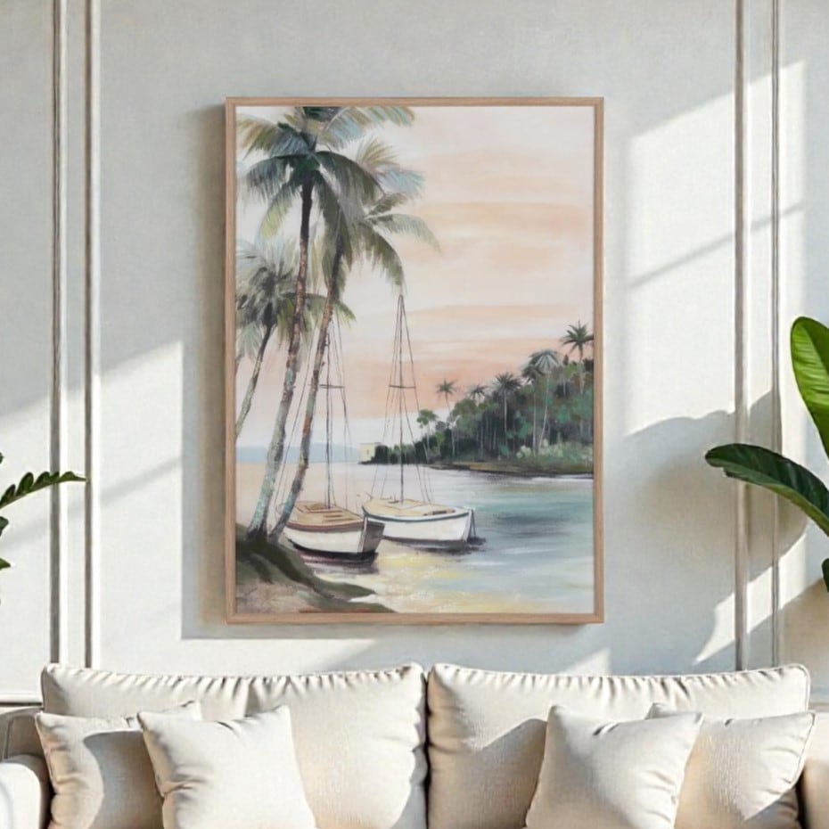 南国の夕暮れ アートフレーム