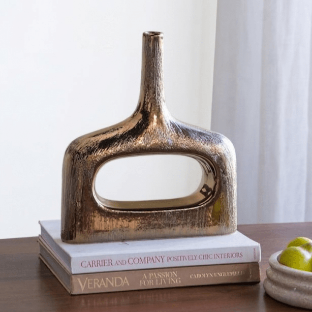 ブロンズモダン シルエットベース 高さ33cm