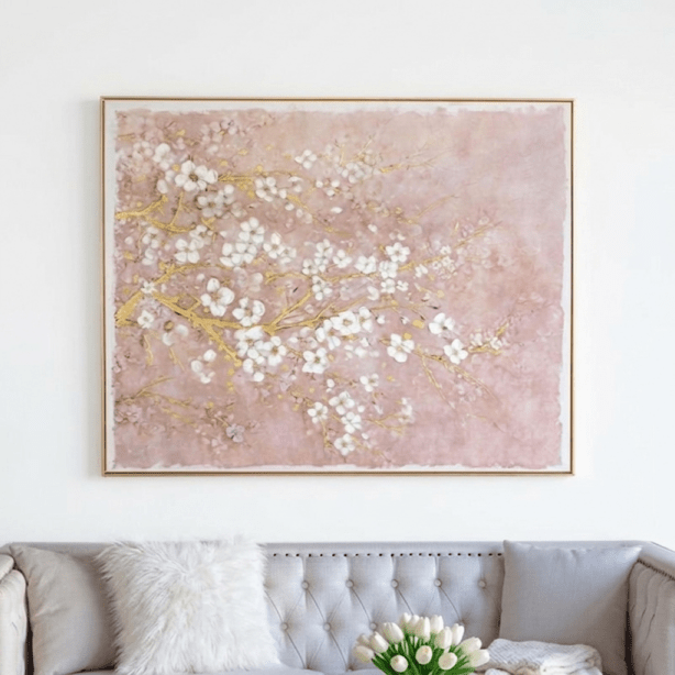 桜モチーフのキャンバスアート 150×120cm 横・縦対応 