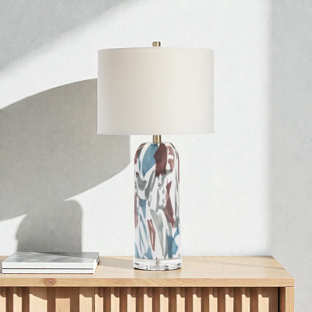 アブストラクトペイント テーブルランプ 高さ70cm