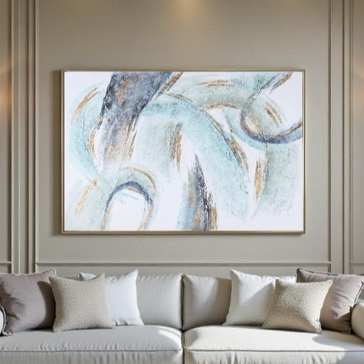 アートパネル《Aqua Motion》幅126×高さ187cm