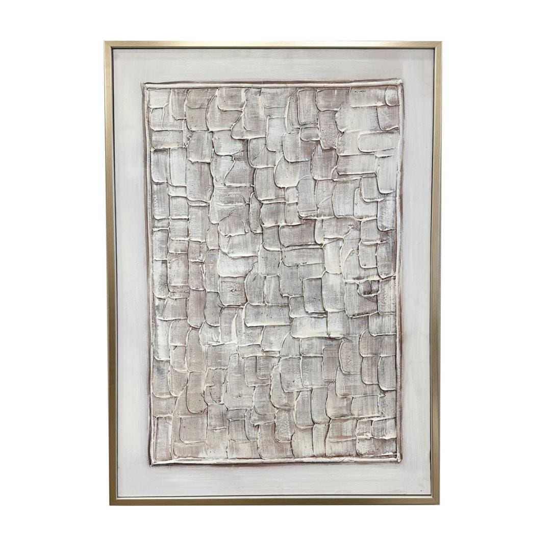 アートフレーム　ホワイトモザイク　73×103cm　縦横設置可