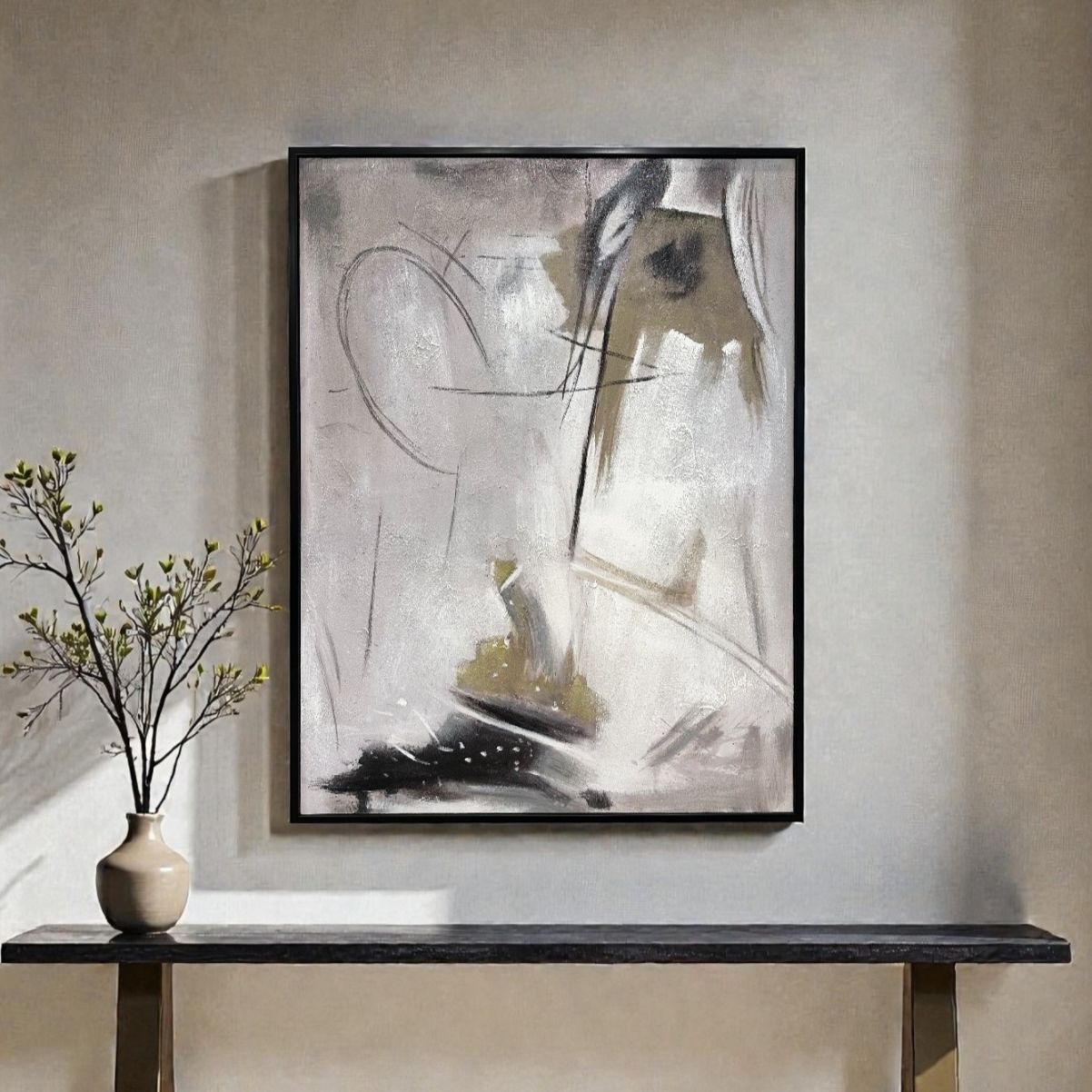 アートフレーム エレガンス 抽象画 93×123cm 縦横設置可能 | ウォール