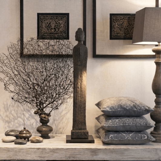 アンティーク調 ブッダオブジェ 高さ60cm