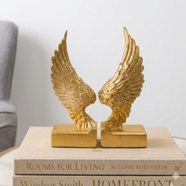 ゴールドウィング ブックエンド 2pセット 高さ23cm