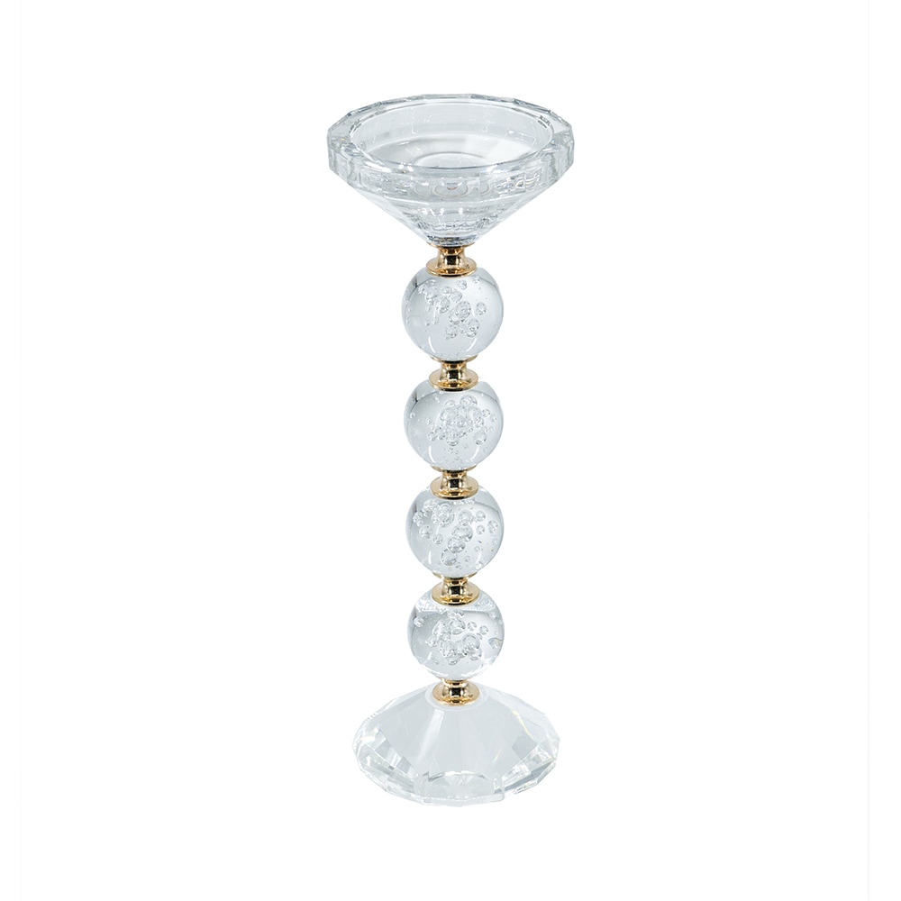 ガラスキャンドルホルダー 高さ27cm キャンドルスタンド