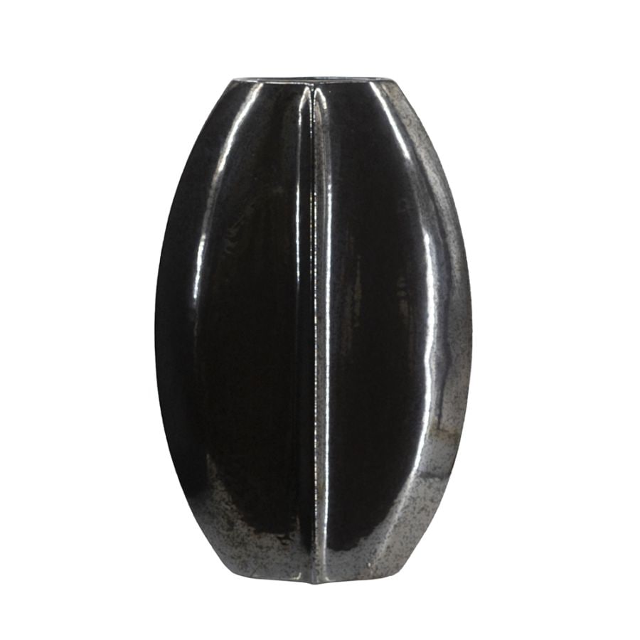 メタリックフラワーベース 高さ51cm ブラック