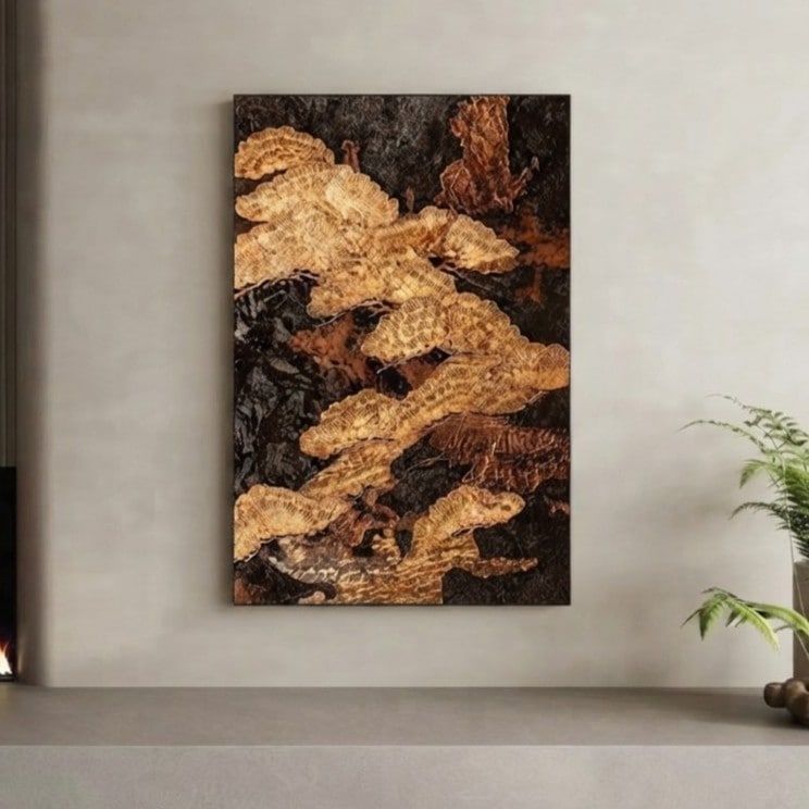 和モダン 松林アートパネル 70×100cm | ウォールインテリア,アート