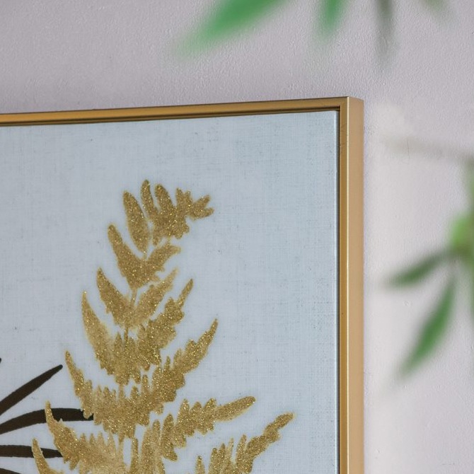 リーフの抽象画 アートパネル 2点セット | インテリア