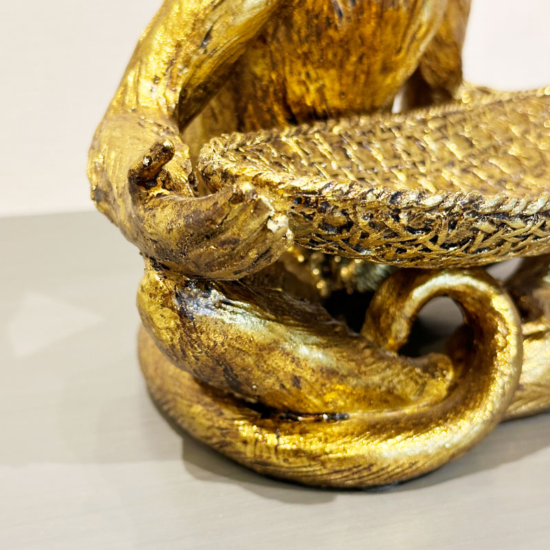 猿 トレイ ゴールド | インテリアデコレーション,オブジェ・置物