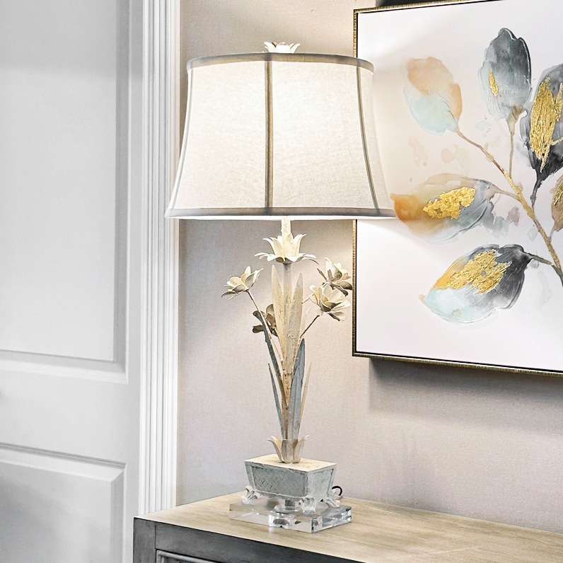 テーブルランプ フラワーデザイン クラシック テーブルスタンド AC-075 テーブルランプ フラワーモチーフ | ライト・照明,テーブル