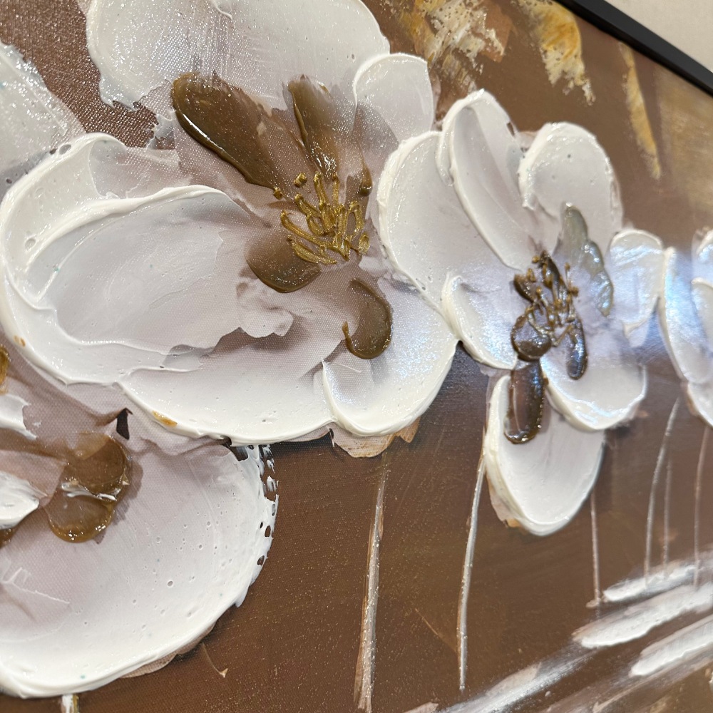 アートフレーム ホワイトブロッサム 123×63cm | ウォールアート,アート