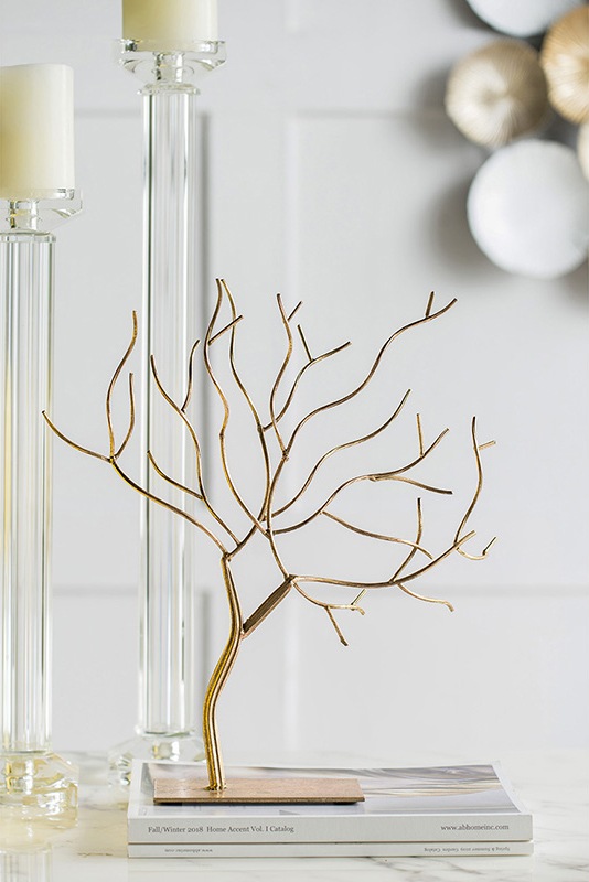 アンティーク調 ゴールドツリー オブジェ 高さ38cm | インテリア