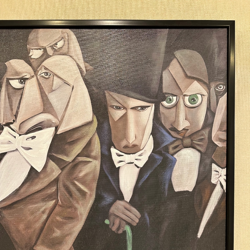 アートフレーム 舞踏会 抽象モダン 93×123cm | ウォールアート,アート