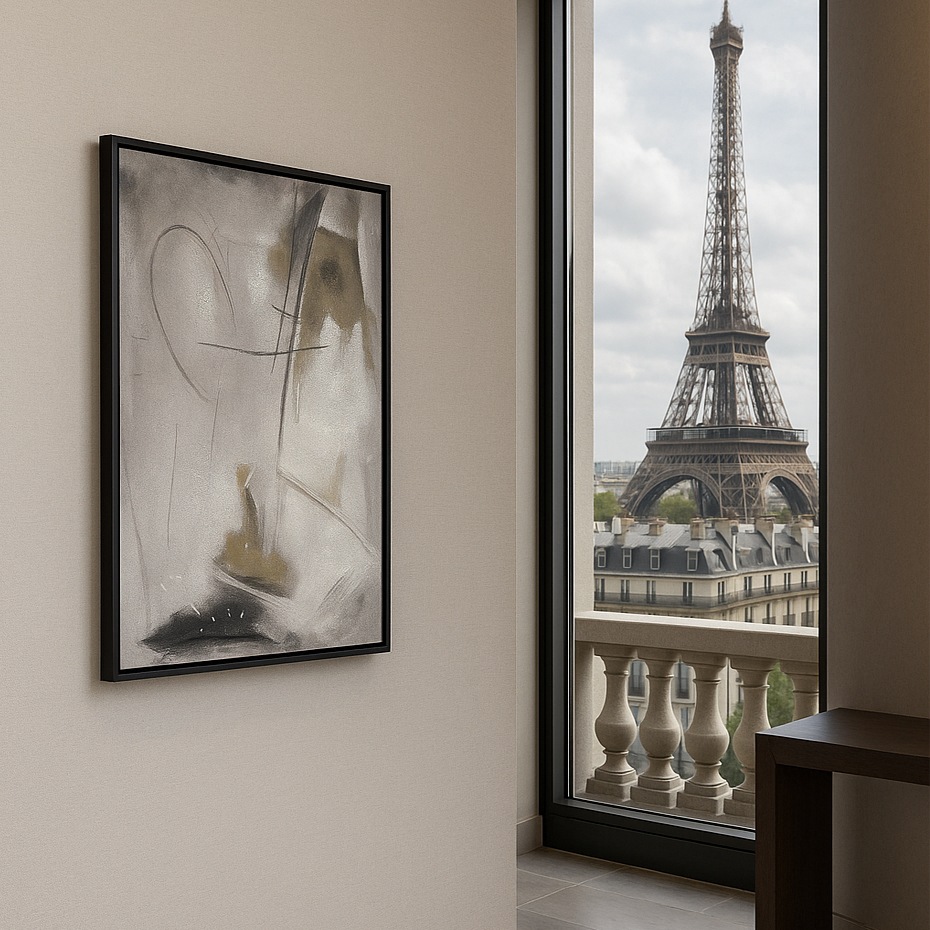 アートフレーム エレガンス 抽象画 93×123cm 縦横設置可能 | ウォール