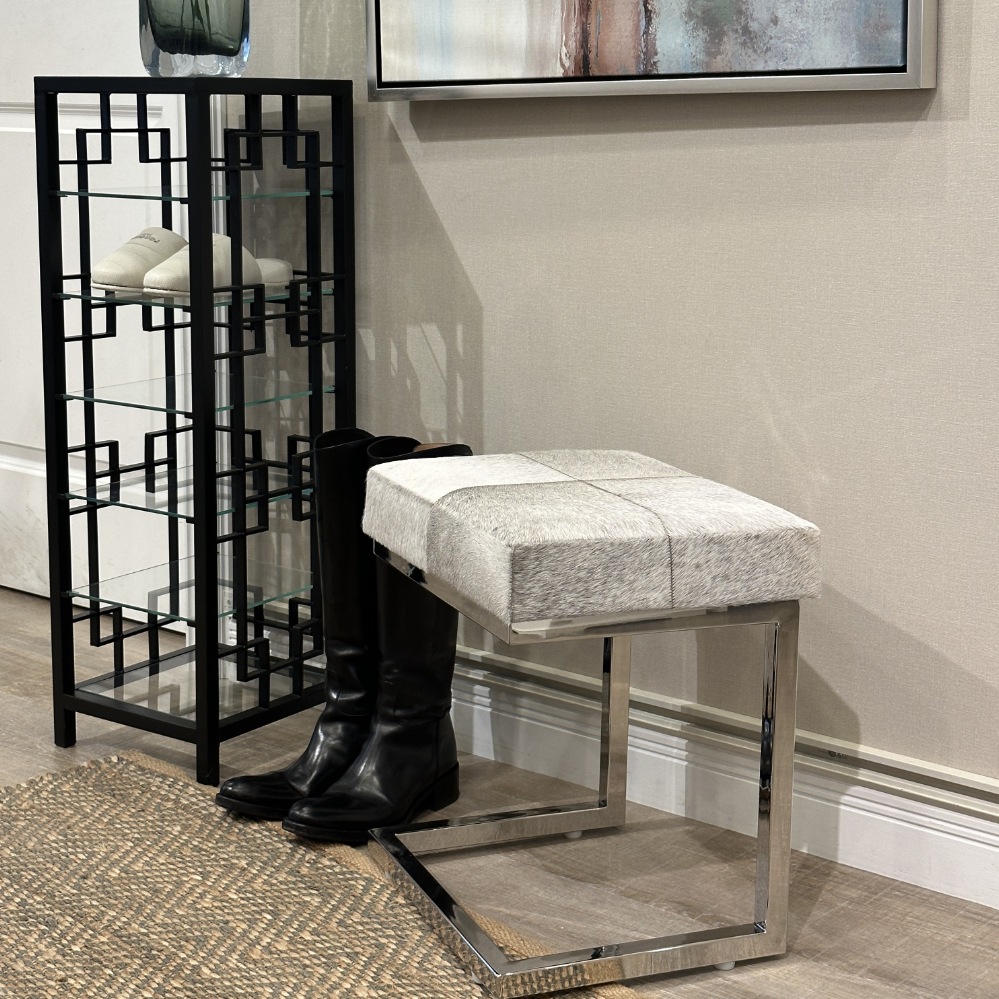 リアルファースツール グレー | 家具,チェア,スツール |インテリア雑貨