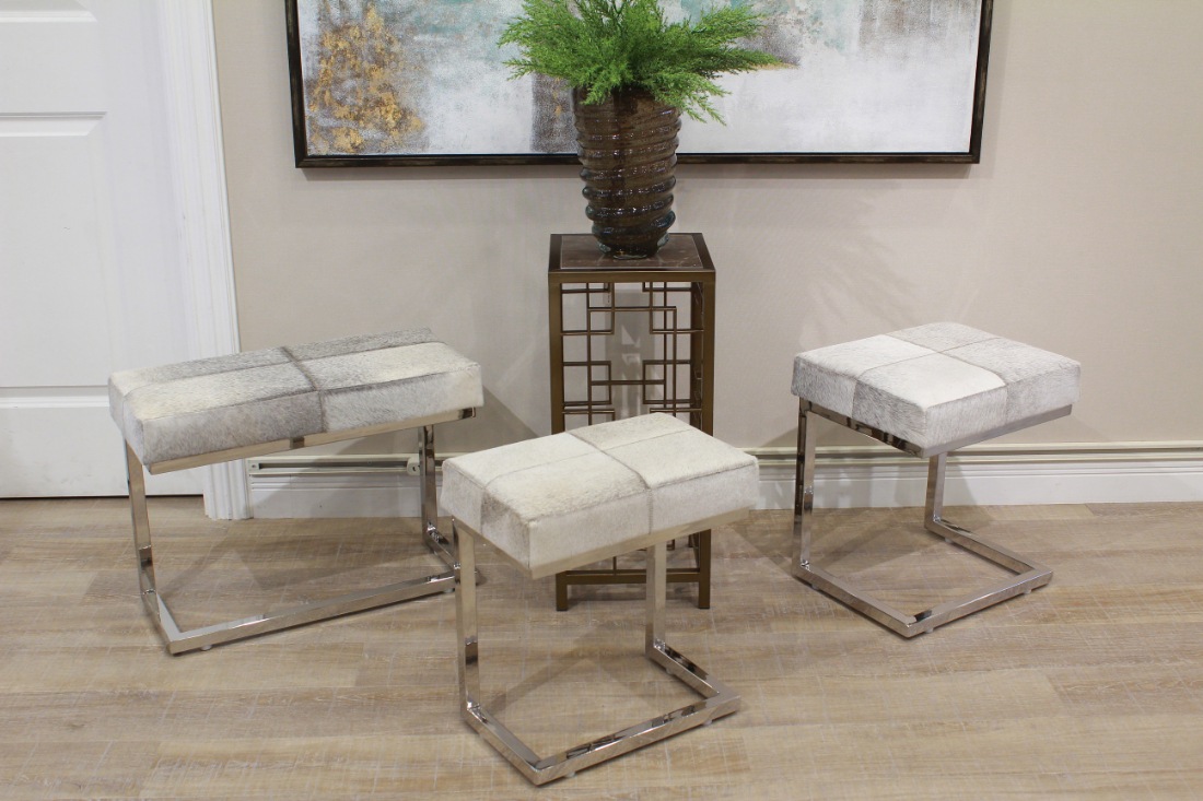 スツール リアルファー おしゃれ 北欧 玄関スツール グレー Grey スツール リアルファー おしゃれ 北欧 玄関スツール グレー Grey 海外