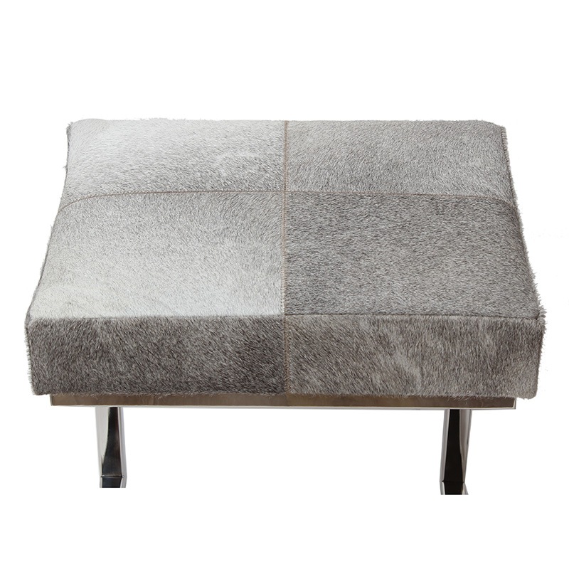 リアルファースツール グレー | 家具,チェア,スツール