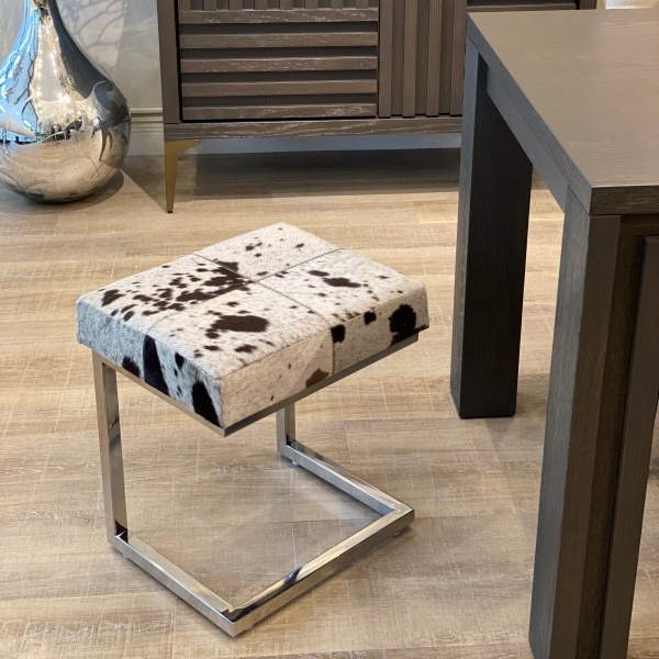 リアルファースツール ブラウン/ホワイト | リアルファースツール