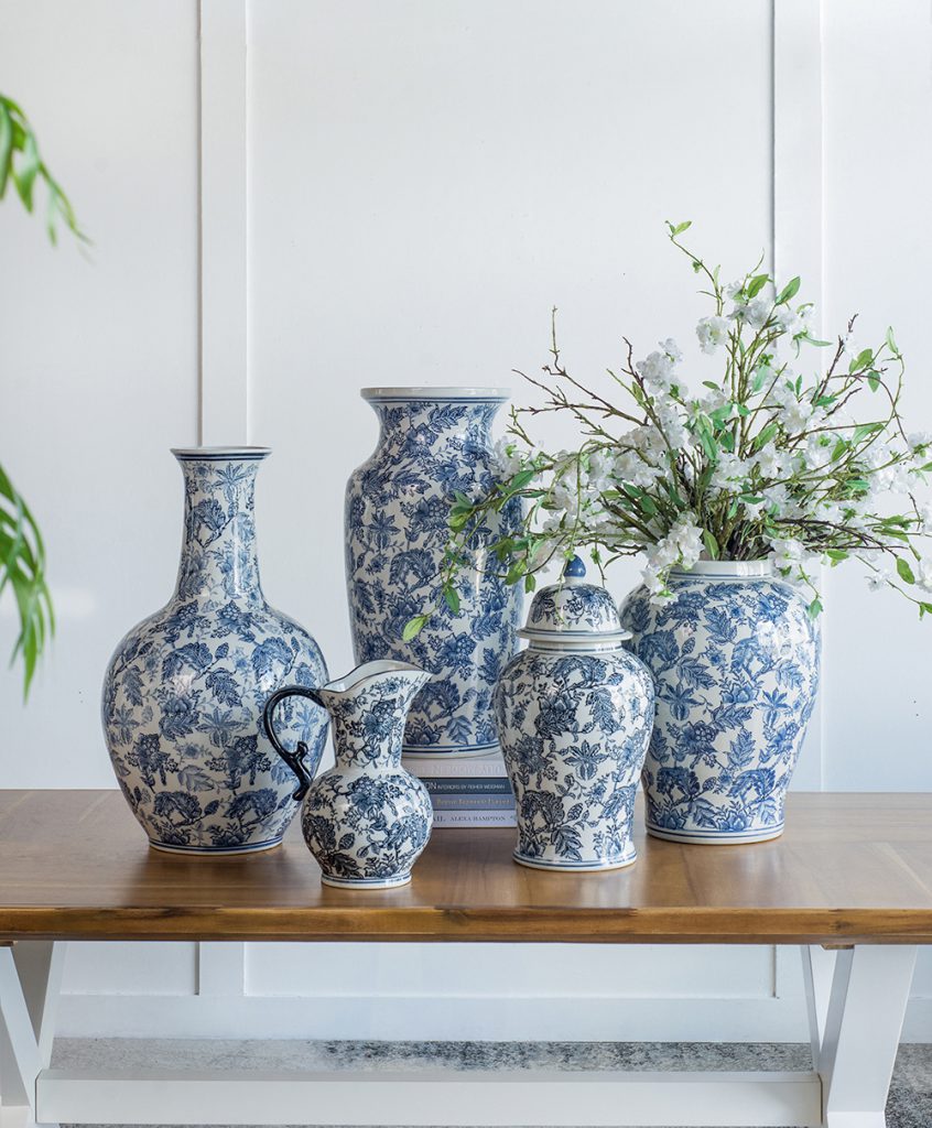 シノワズリ 飾り壺 高さ61cm | インテリアデコレーション |インテリア