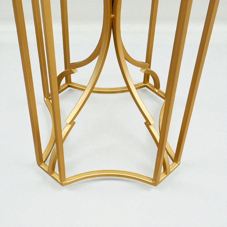 大理石 × エレガントゴールド 花台 高さ59cm | 全ての商品 |インテリア