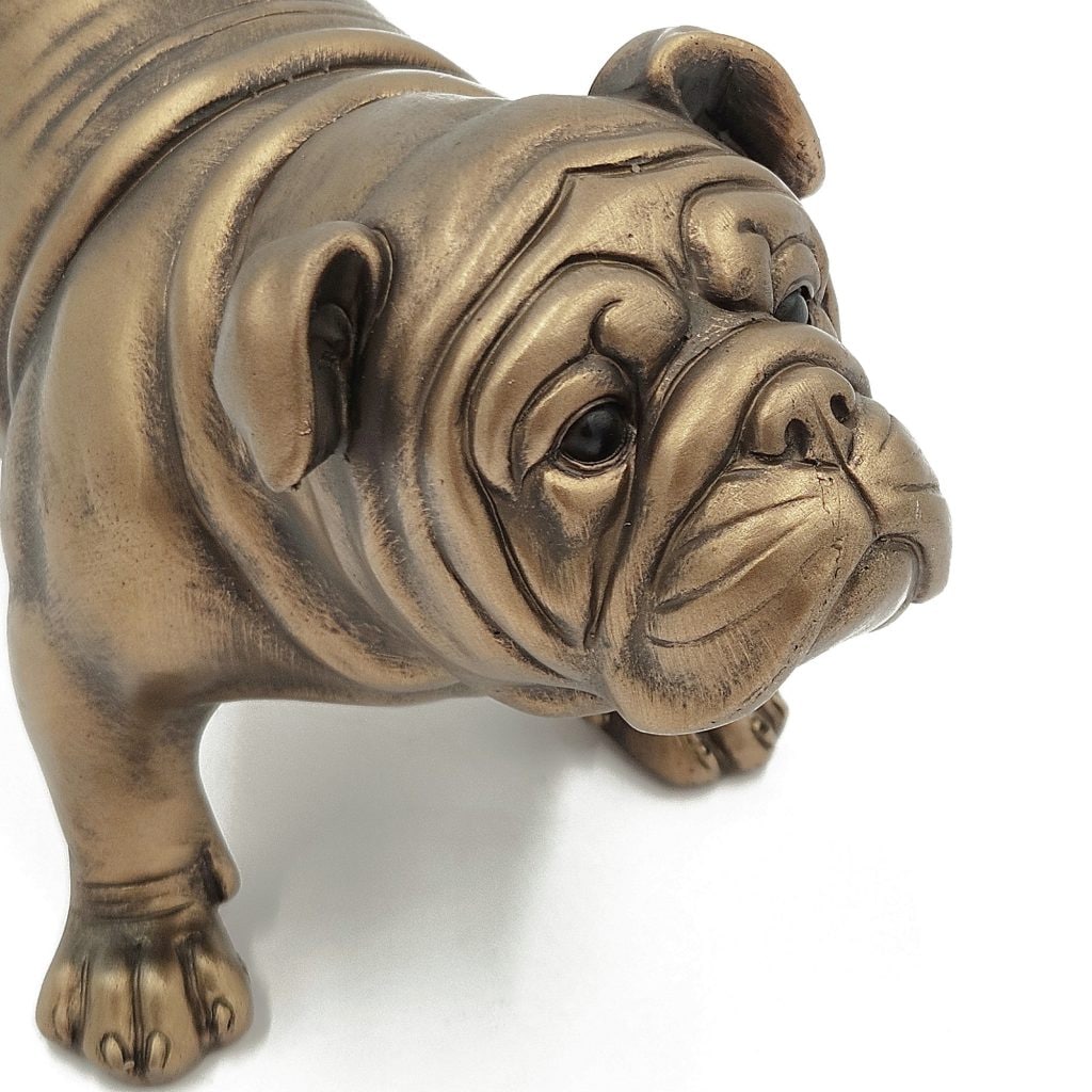 フレンチブルドッグの置物 アンティークゴールド | インテリア