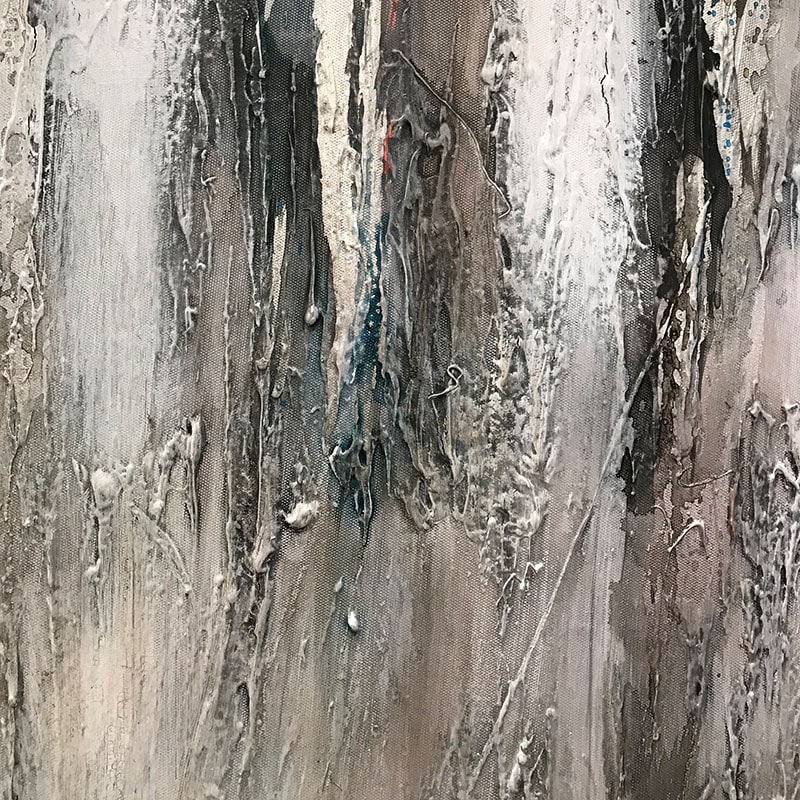 メタルニュアンスのアートパネル シルバーフレーム 106×157cm