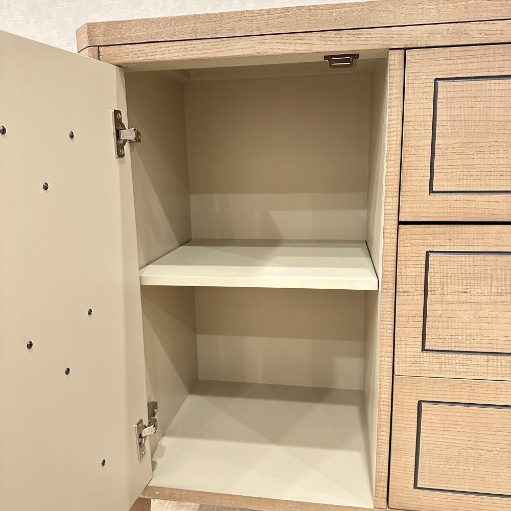 【わんもあ♡らぶ様】 オーダー品 キャビネット150サイズ 楽天市場】ニューヨークスタイル カップボード W1500 オーダー