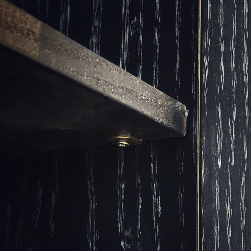 ブラウン木製キャビネット 638mm幅 ブラウン木製キャビネット 638mm幅