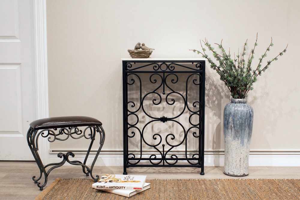 天然石　アイアン　コンソール 天然石アイアンコンソール