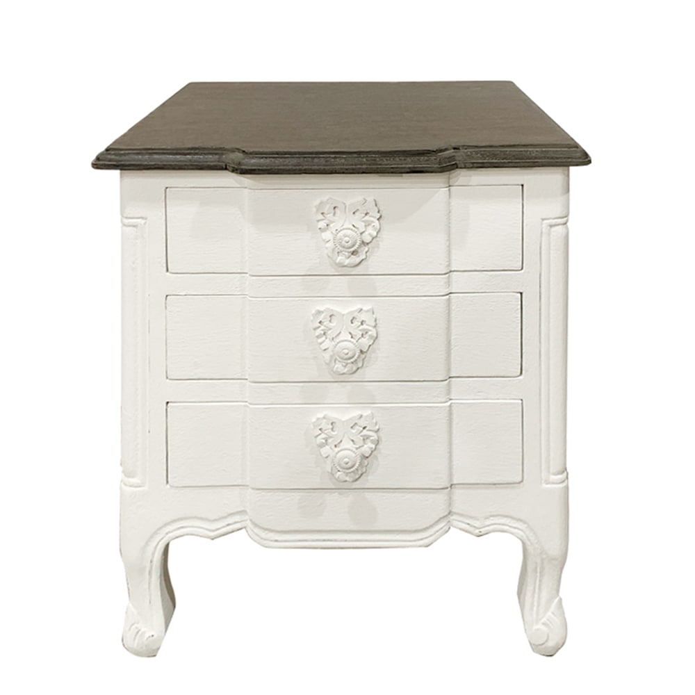 050601 訳あり チェスト ホワイト サイド収納 フレンチシャビー サイド