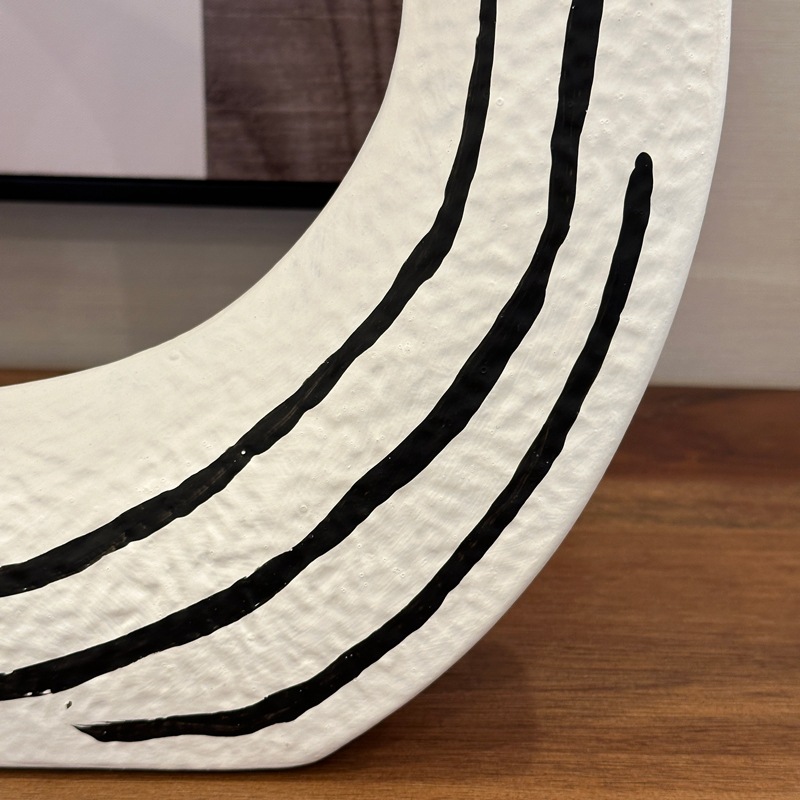 サークルデザイン フラワーベース セラミック製 38cm×42cm