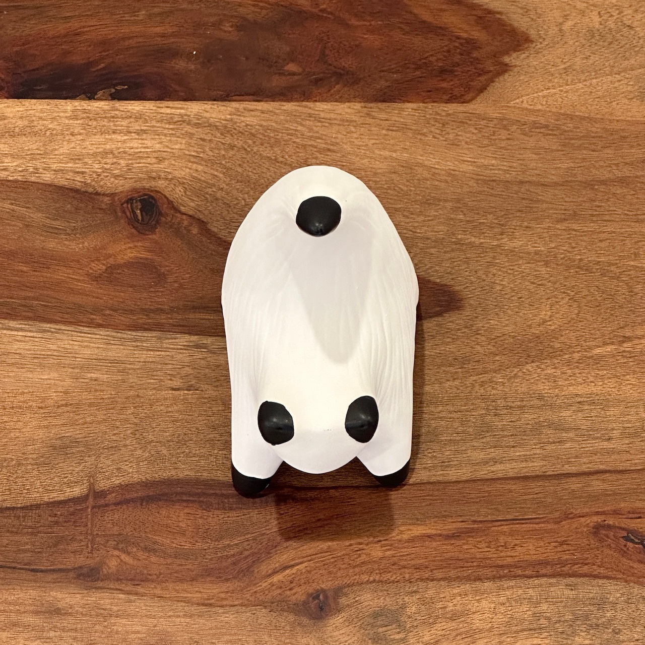 陶器オブジェ 猫モチーフ ホワイト＆ブラック H16cm | デコレーション