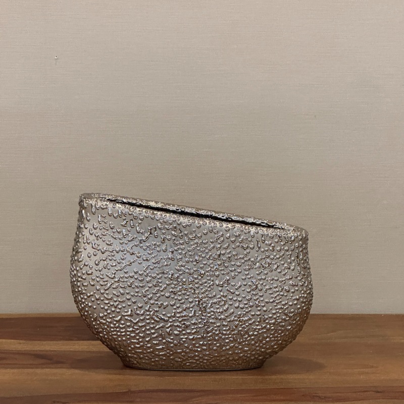 セラミックベース シルバー斜めカット | インテリア