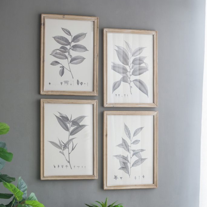 日本最大の ボタニカル ウォールアートパネル 4点セット | 新商品 絵画