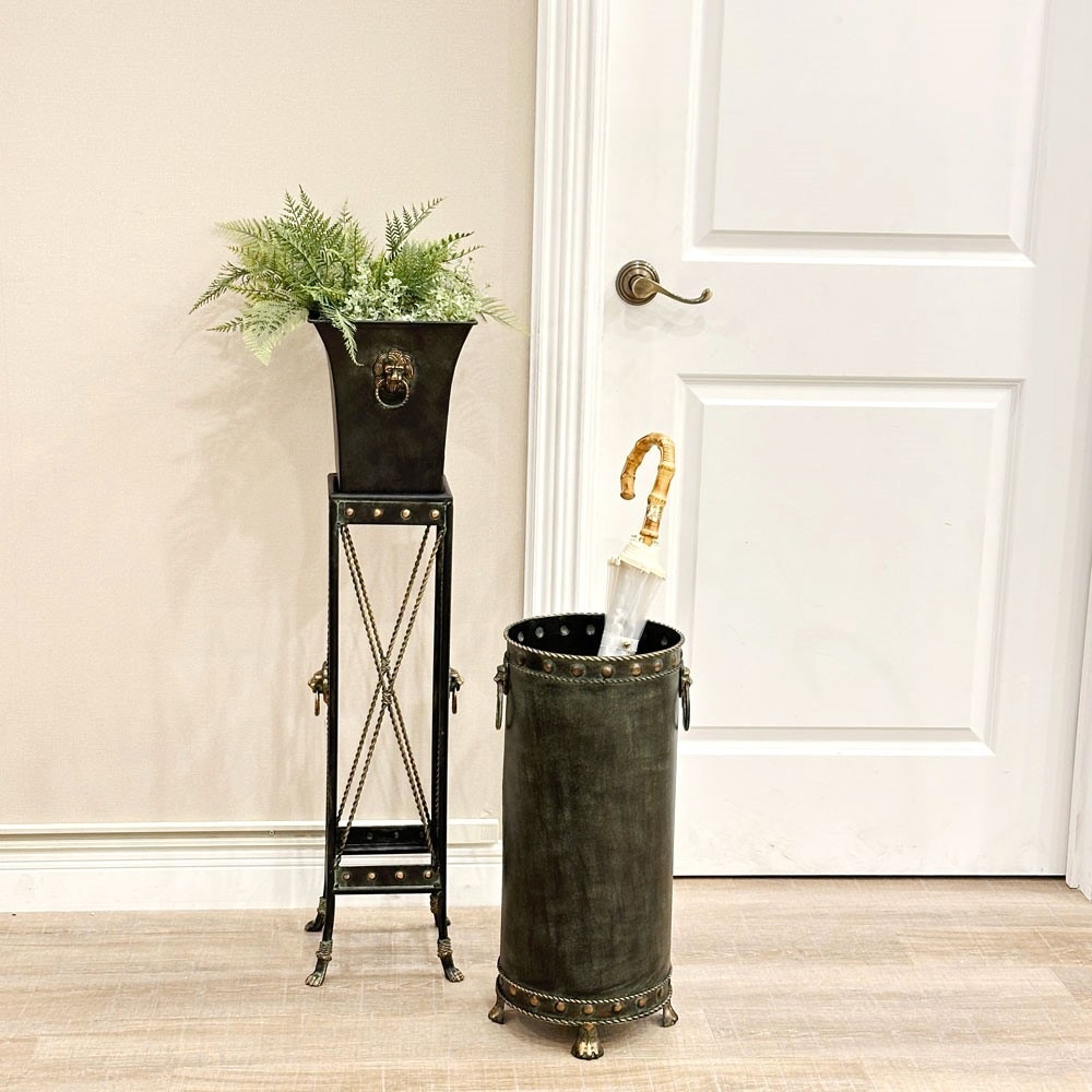 アイアン ライオン傘立て | アイアンインテリア,傘立て