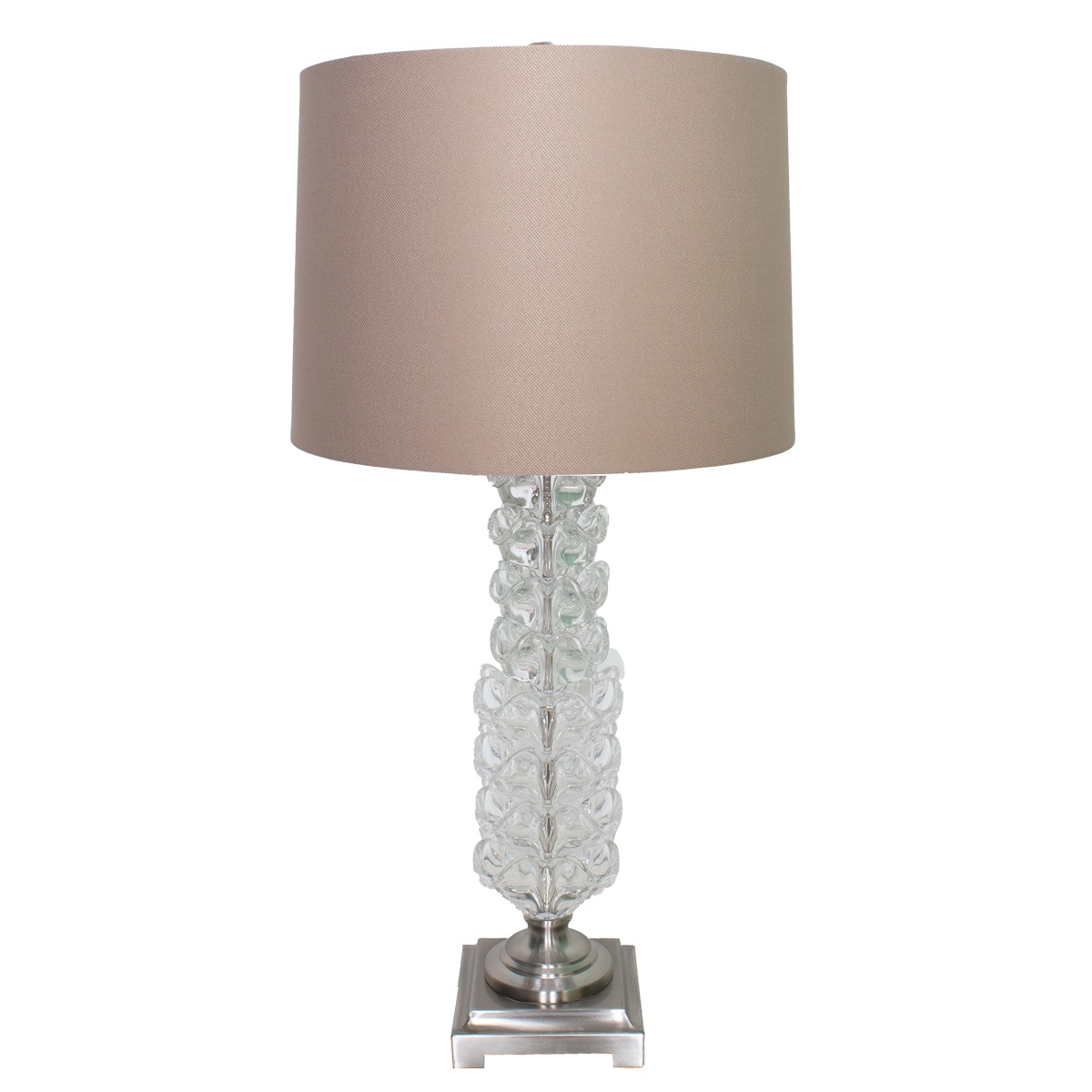 テーブルランプ ガラス ベージュシェード | ライト・照明 |インテリア