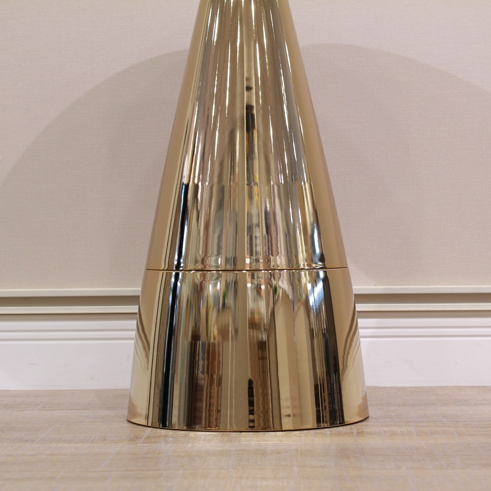 モダン サイドテーブル ゴールド ミラー天板 | 家具,テーブル