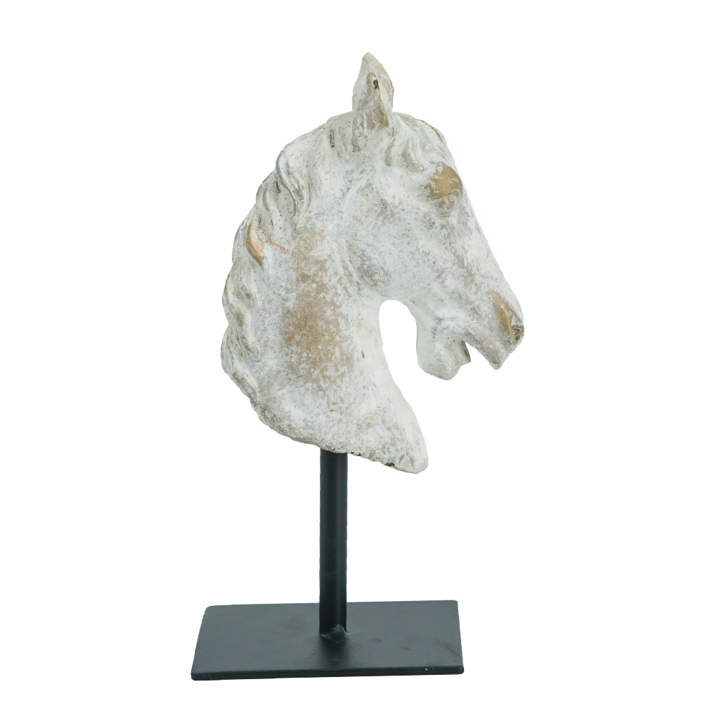 馬の置物 インテリア : 馬のオブジェ アンティーク リアル セラミック