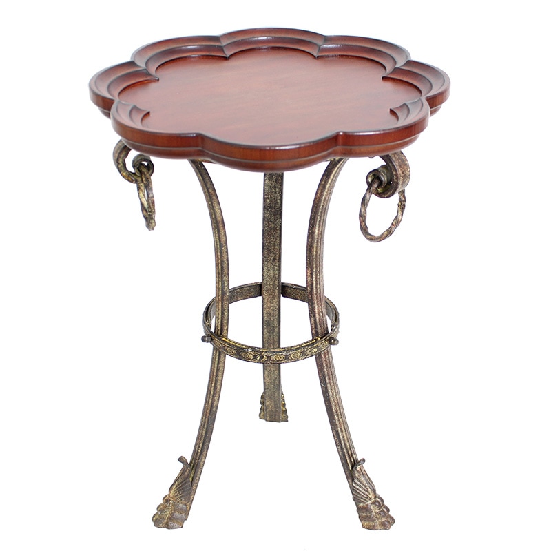 花びら型 アイアン サイドテーブル | 家具,テーブル,サイドテーブル